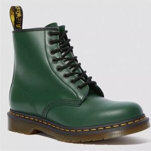 Dr. Martens Forest Green Lace-Up Boots